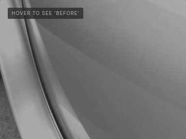 Mercedes E-Class Side Repair — before