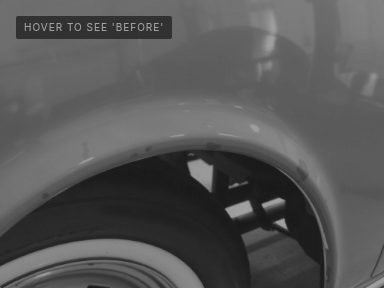 Classic Restoration Arch Repair — before