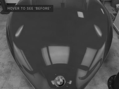 Porsche 911 Front-End Respray — before